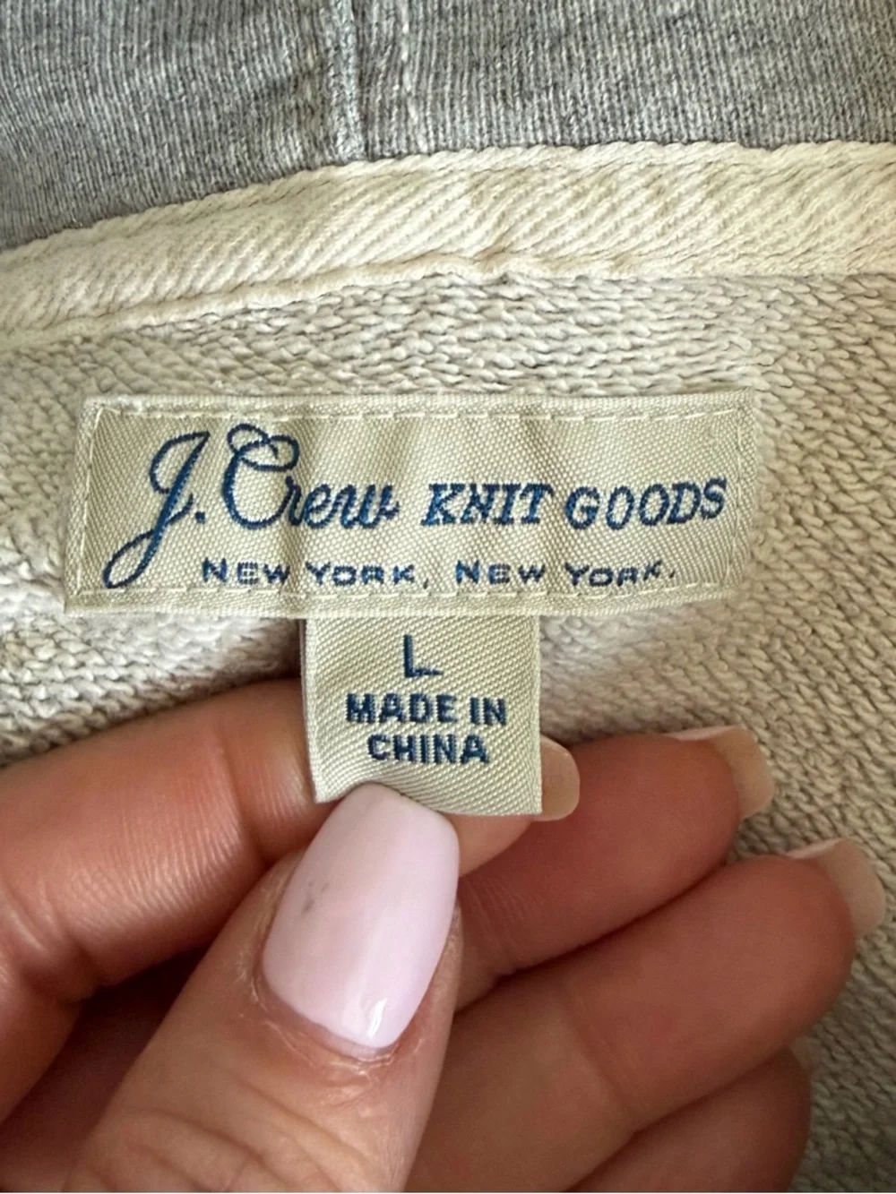 J. Crew heavy hoodie